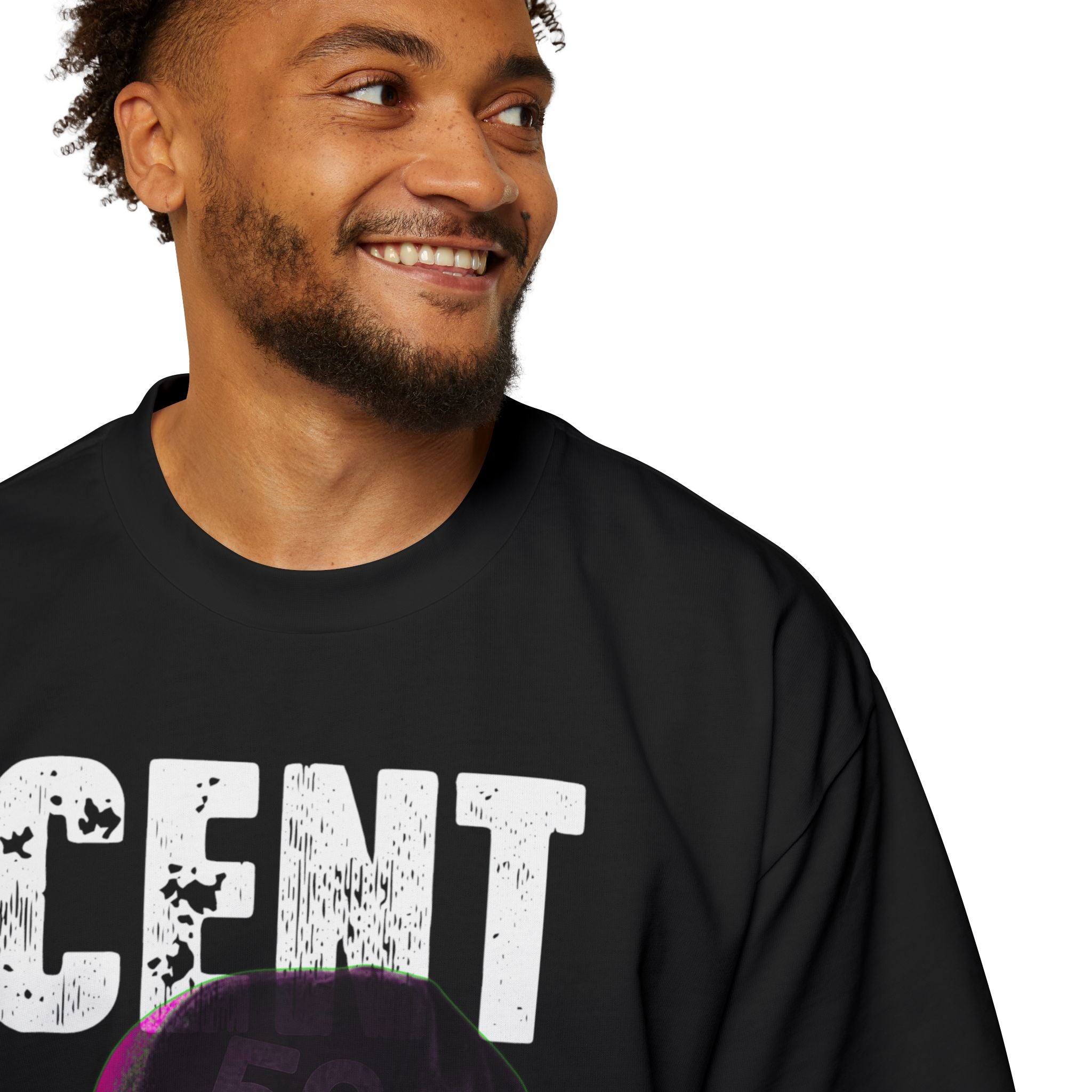 Fifty Cent Tribute Tee — Men's Oversized Streetwear T‑Shirt