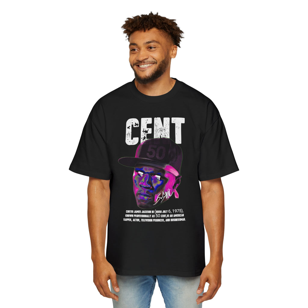 Fifty Cent Tribute Tee — Men's Oversized Streetwear T‑Shirt