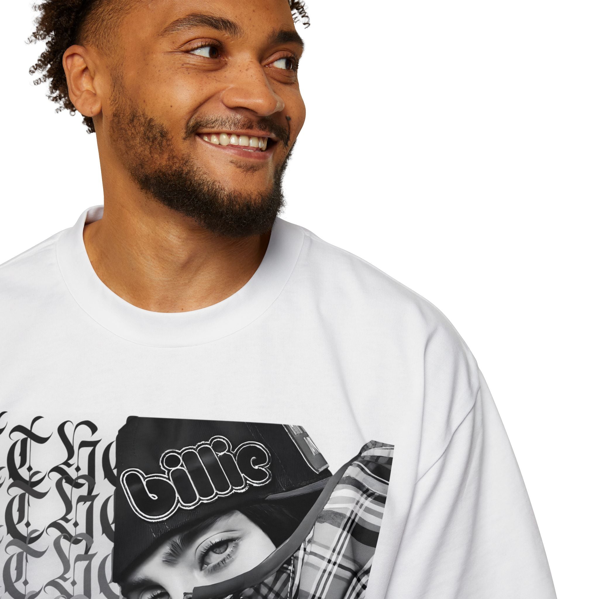 Oversized Graphic Tee — Grunge Streetwear BILLIE