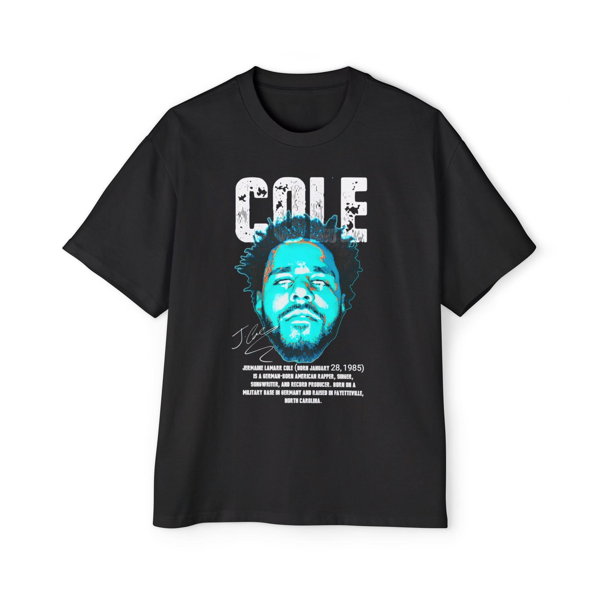 J Cole Portrait T-Shirt — Tribute Graphic Tee